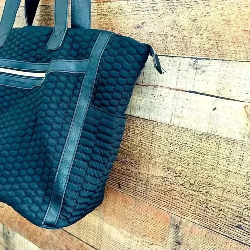 Aimee Kestenberg Quilted/Leather Large Tote